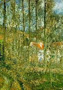 Camille Pissaro La Cote des Boeufs, The Hermitage oil painting artist